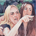 woman yelling emoji